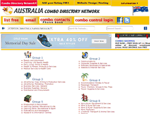 Tablet Screenshot of combodirectoryaustralia.info